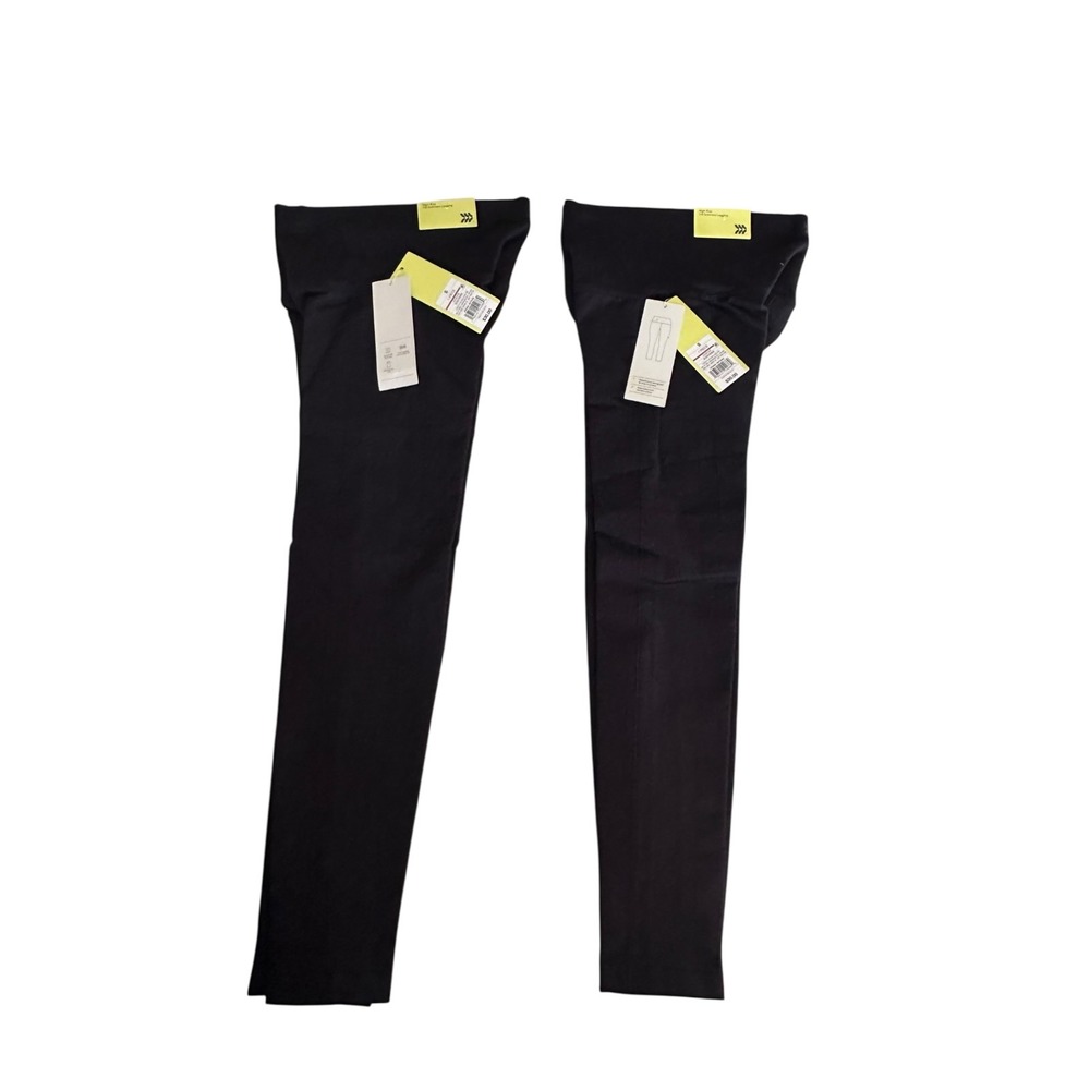 All in Motion Women's High Rise 7/8 Seamless Leggings Black Size‎ Small NWT